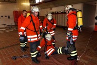 Rettung eines Atemschutzgeräteträgers