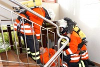 Rettung über Treppen