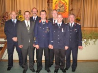 v.l.n.r.: Kommandant Janz (Bobenheim-Roxheim), B&uuml;rgermeister Krau&szlig;e (Gro&szlig;harthau), Kommandant Krau&szlig;, Kommandant Buchacher (Stockenboi), B&uuml;rgermeister Spiegel, stv. Kommandant Jonetzkound Kommandant Schlenkrich (Gro&szlig;harthau)