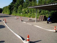 Fahrertraining der Jugendleiter