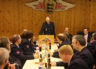 Jugendwart Jens Große bei seiner Rede