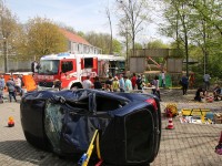 Feuerwehr zum Anfassen im Hof