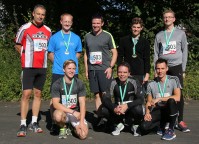 Abschlussfoto nachdem Marathon