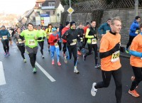 Während des Silvesterlaufs