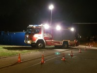 der Rettungshubschrauber ist gelandet