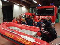 zu Besuch auf der Feuerwache in Ludwigsburg