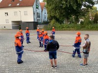Jugendfeuerwehrübung Gruppe Gelb