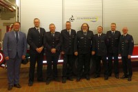 Bürgermeister Nico Lauxmann, Andreas Spiegel, Thomas Womes, Christian Ewert, Panagiotis Athanassiadis, Stefan Wallig, Sven Mettler, Kommandant Jürgen Jonetzko