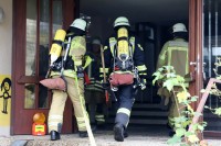 Übung Brandeinsatz beim Truppführerlehrgang