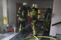 Übung Brandeinsatz beim Truppführerlehrgang