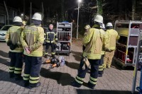 Die Rollwagen wurden in Kleingruppen angeschaut und beübt