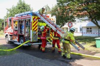 Die Leiter wird zur Menschenrettung benötigt