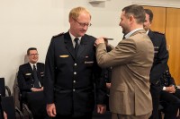 Michael Härle wird von Bürgermeister Benker zum 2. stellv. Kommandanten bestellt