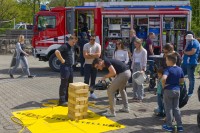 Feuerwehr zum Anfassen im Übungshof