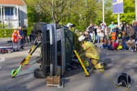 Übung Verkehrsunfall am Sonntagabend